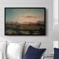 The Marshes at Rhode Island, 1866 - Floater Framed Canvas Print