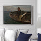 Fishermen from Rügen, 1882 - Floater Framed Canvas Print