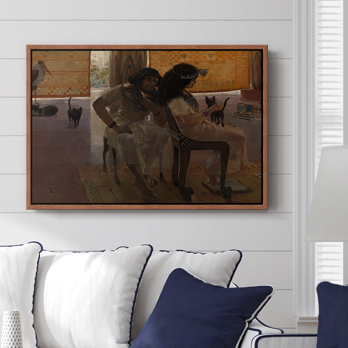The Age of the Pharaohs, 1914 - Floater Framed Canvas Print