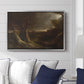 Tornado in an American Forest, 1835 - Floater Framed Canvas Print