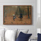 The Woodman and his Children, 1886 - Floater Framed Canvas Print