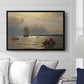 From the Inlet of Oslo, 1874 - Floater Framed Canvas Print