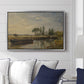 Barge below Flatford Lock, c. 1810 - Floater Framed Canvas Print