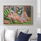 Odalisque Couchée Aux Magnolias, c. 1923 - Floater Framed Canvas Print