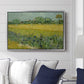 Field with Irises near Arles, 1888 - Floater Framed Canvas Print