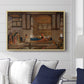 A Lady Receiving Visitors (The Reception), 1873 - Floater Framed Canvas Print