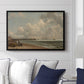 Yarmouth Jetty, 1822 - Floater Framed Canvas Print