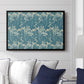 Tulip (Teal), 1875 - Floater Framed Canvas Print