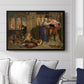 The Flight of Madeline and Porphyro, 1848 - Floater Framed Canvas Print