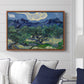 Olive Trees with the Alpilles in the Background, 1889 - Floater Framed Canvas Print