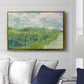 Green Wheat Field, Auvers, 1890 - Floater Framed Canvas Print