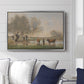 Cows in a Marshy Landscape, c. 1873-1874 - Floater Framed Canvas Print