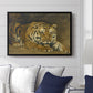 Study of a Tiger for Circe, 1885 - Floater Framed Canvas Print