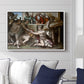 The Sacrifice of Noah (Sistine Chapel), 1509 - Floater Framed Canvas Print