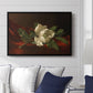 Magnolia on Red Velvet, c. 1885-1890 - Floater Framed Canvas Print