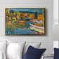 Study for Autumn Landscape with Boats, 1908 - Floater Framed Canvas Print