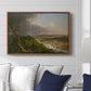 View from Mount Holyoke, Northampton, Massachusetts, after a Thunderstorm (Oxbow), 1836 - Floater Framed Canvas Print