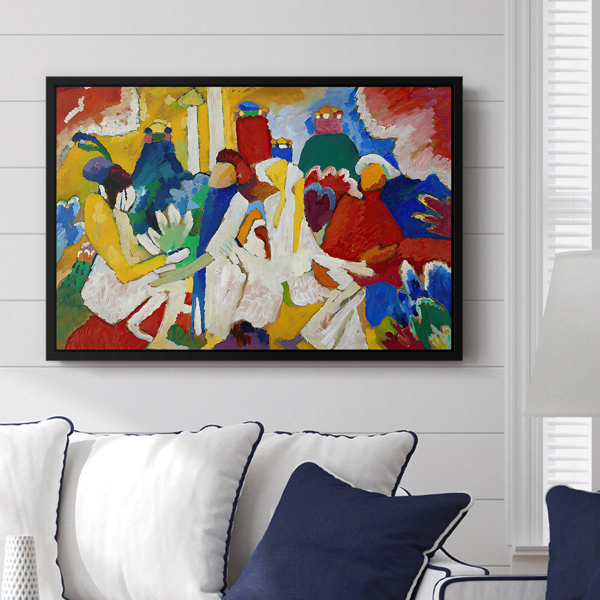 Oriental, 1909 - Floater Framed Canvas Print
