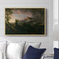 The Course of Empire: The Savage State, 1834 - Floater Framed Canvas Print