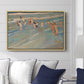 Children Playing on the Beach in Valencia, c. 1908 - Floater Framed Canvas Print