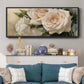 La Roseraie II - Floater Framed Canvas Print