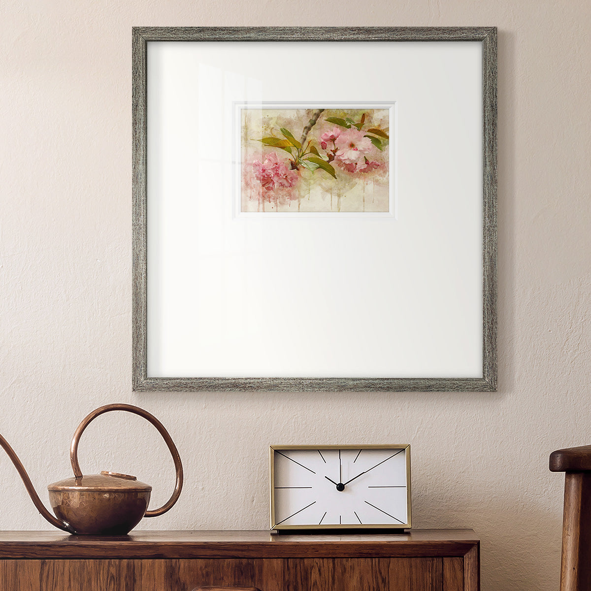 Blossom Elegance II Premium Framed Print Double Matboard