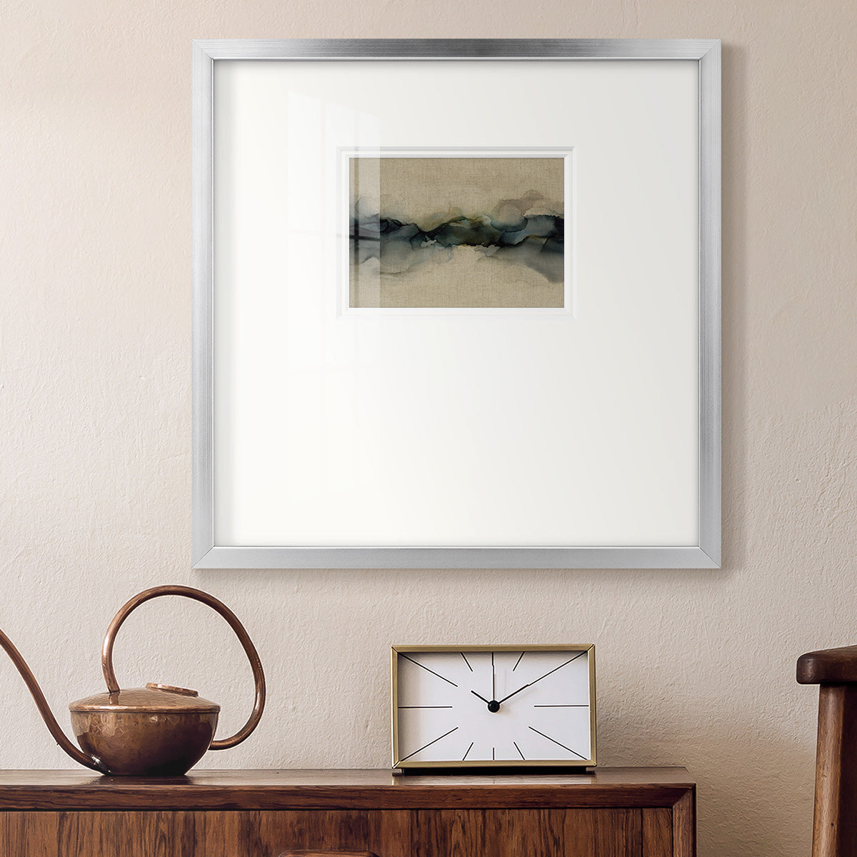 Ocean Streams Premium Framed Print Double Matboard