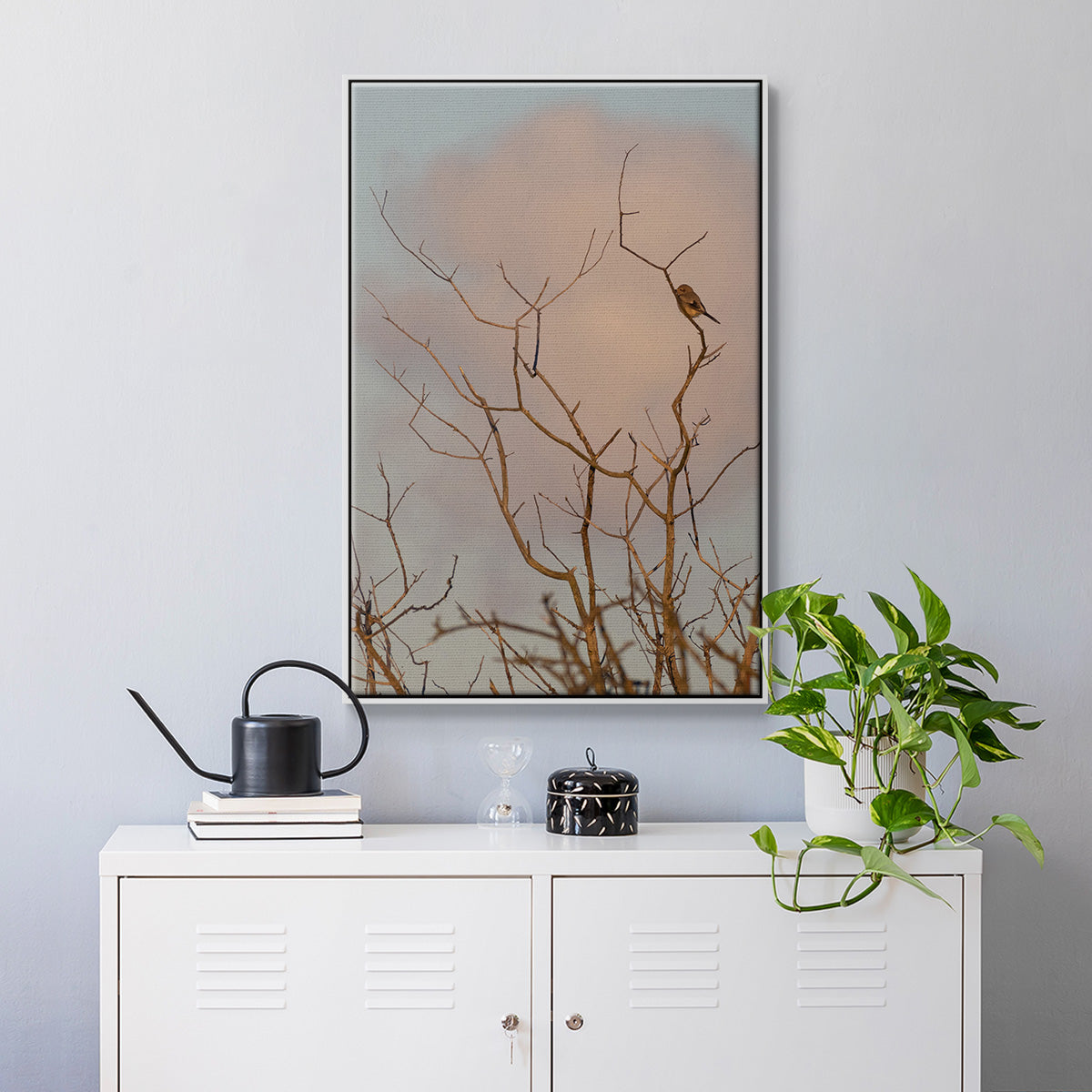 At Dawn - Floater Framed Canvas Print