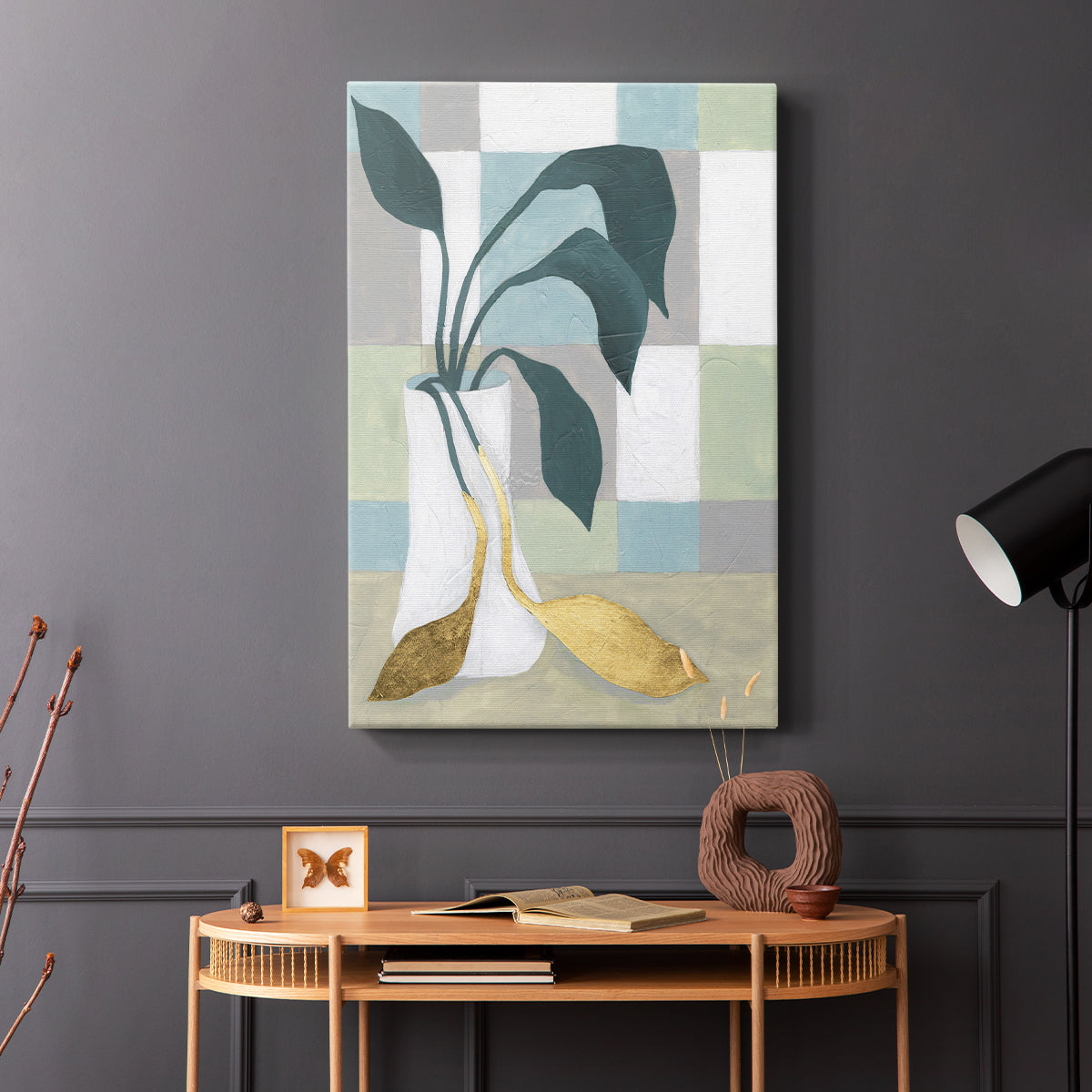 Plant Vased II - Canvas Art Print