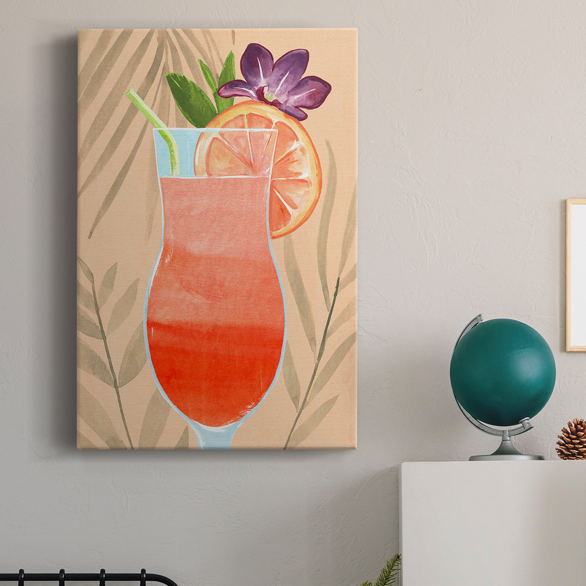 Tropical Cocktail III Premium Gallery Wrapped Canvas - Ready to Hang