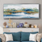 Blue Serenity - Floater Framed Canvas Print