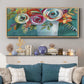 Color Burst II - Floater Framed Canvas Print