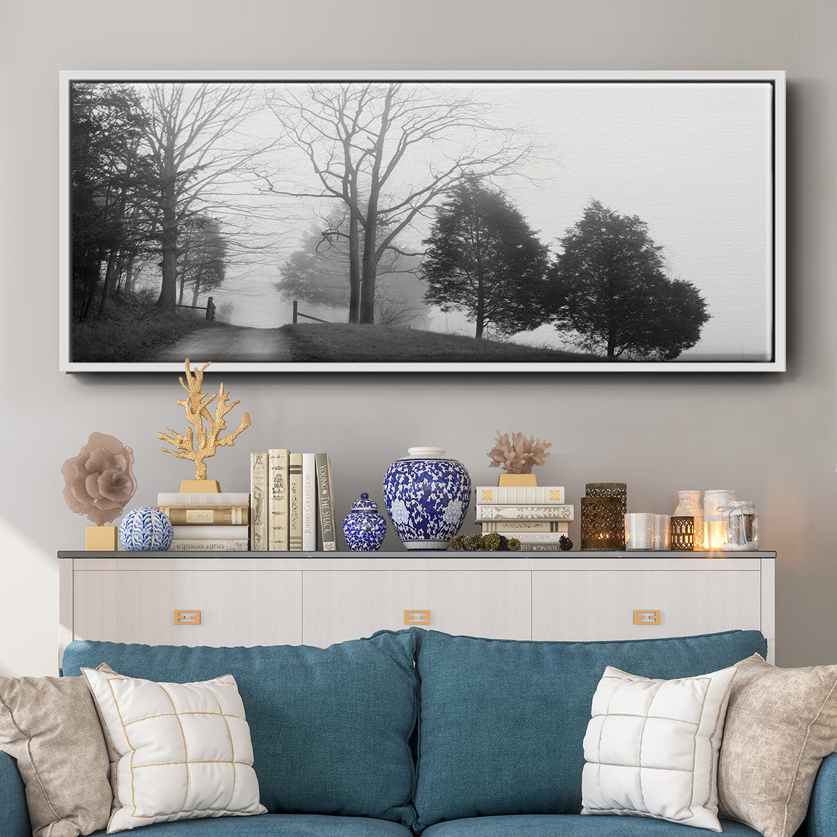 Tennessee Morning - Floater Framed Canvas Print