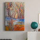 Cadmium Winter Solstice I Premium Gallery Wrapped Canvas - Ready to Hang