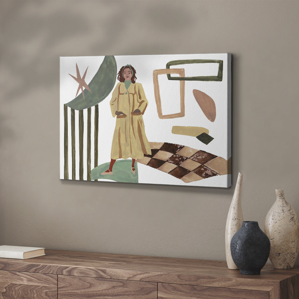 Vintage Vibes VI - Canvas Art Print