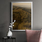 Golden Fog II - Modern Framed Canvas Print