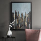 City Beat - Modern Framed Canvas Print