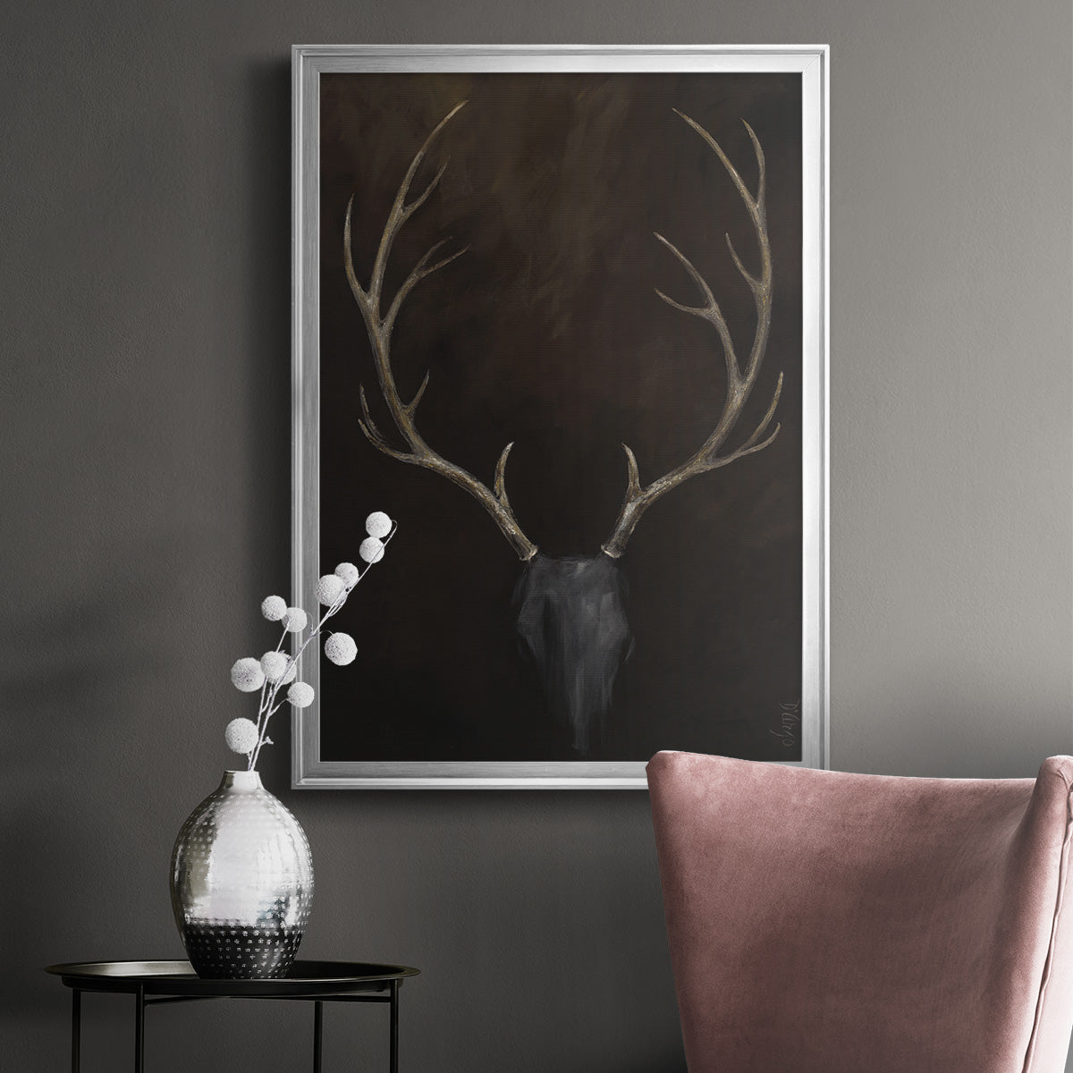 Buck - Modern Framed Canvas Print