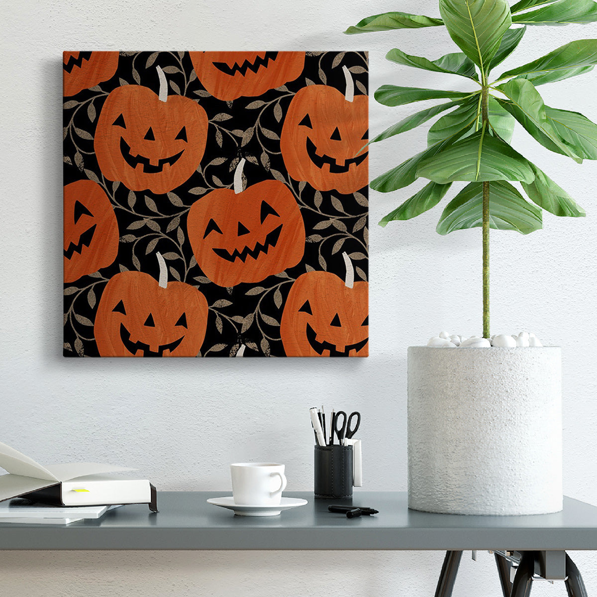 Graphic Halloween Collection G-Premium Gallery Wrapped Canvas - Ready to Hang