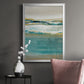 Aqua Quartz V2 - Modern Framed Canvas Print