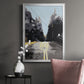 The Road Less Traveled - Modern Framed Canvas Print