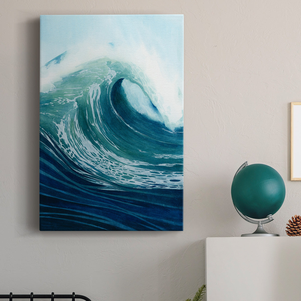 Sea Foam I Premium Gallery Wrapped Canvas - Ready to Hang