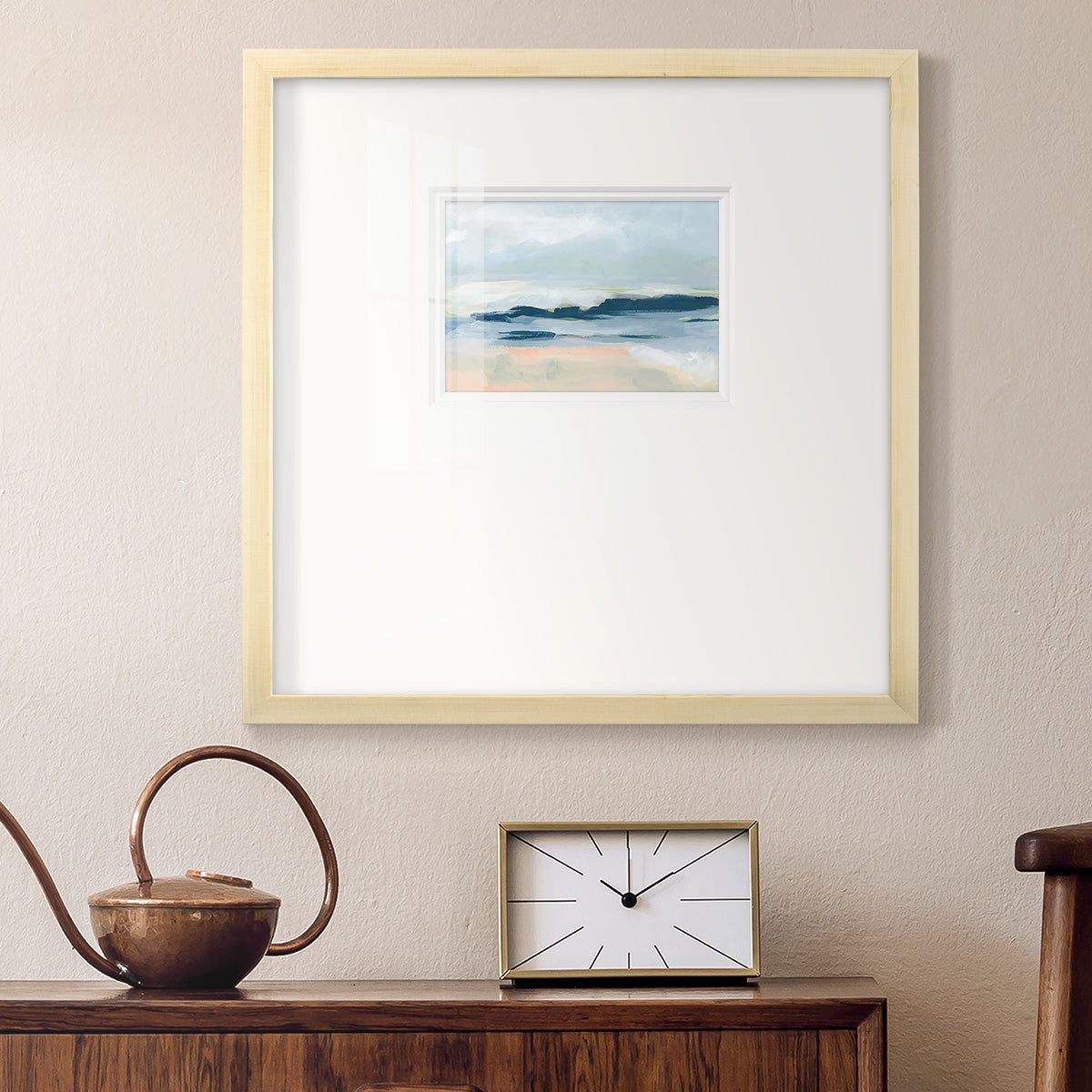 Matala Coast I Premium Framed Print Double Matboard