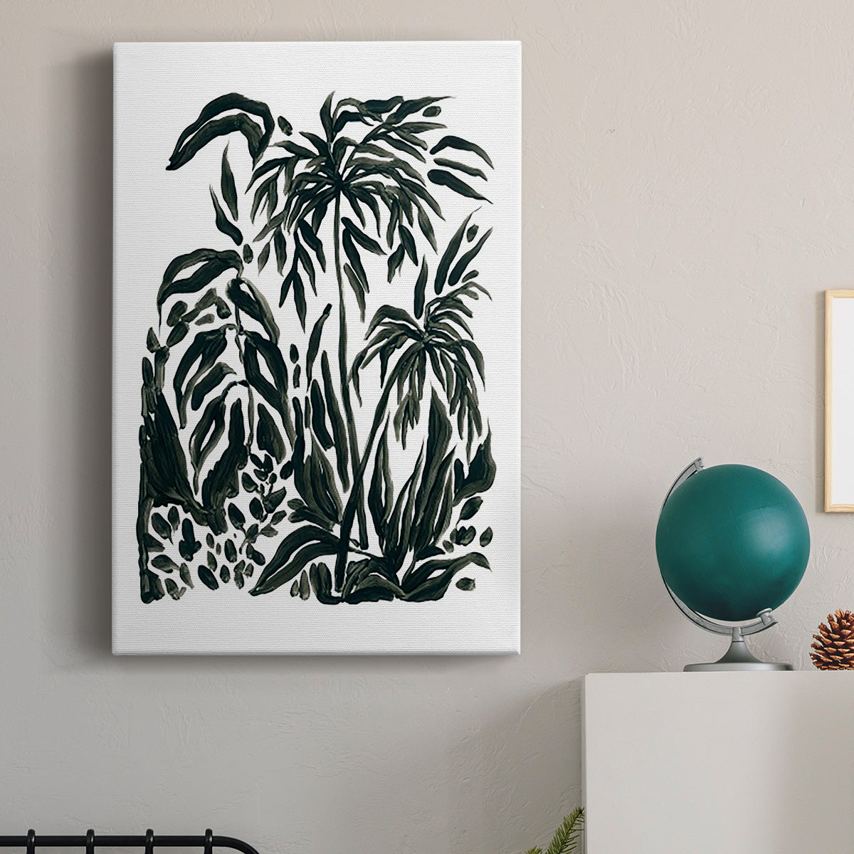 Ink Jungle IV Premium Gallery Wrapped Canvas - Ready to Hang