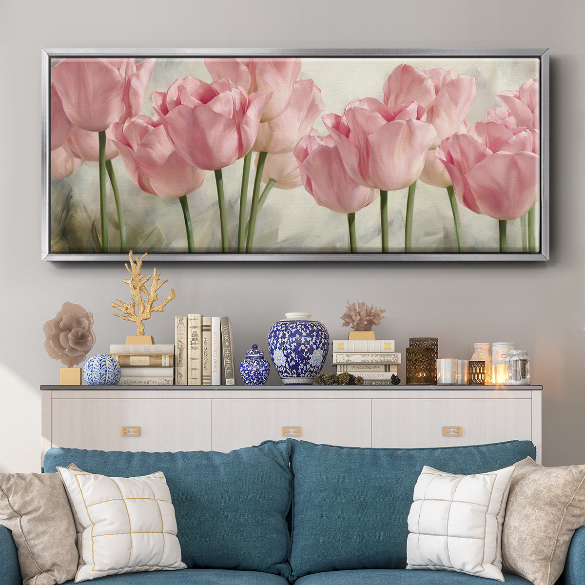 Nature Inspired II - Floater Framed Canvas Print