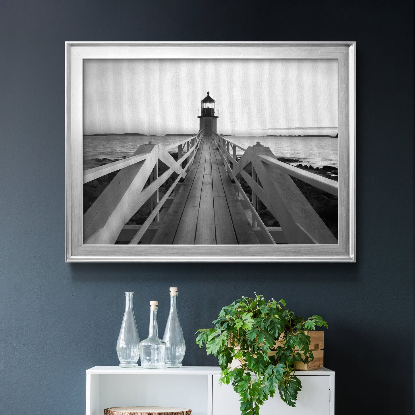 Marshall Point Lighthouse Premium Classic Framed Canvas - Ready to Hang