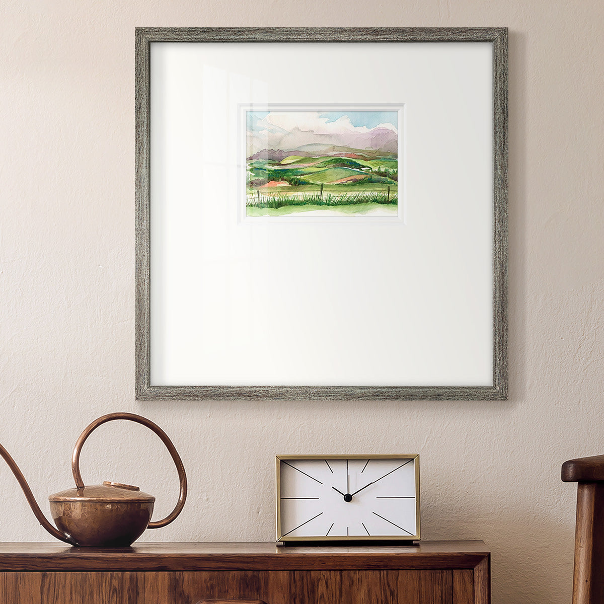 Bennachie Rain II Premium Framed Print Double Matboard