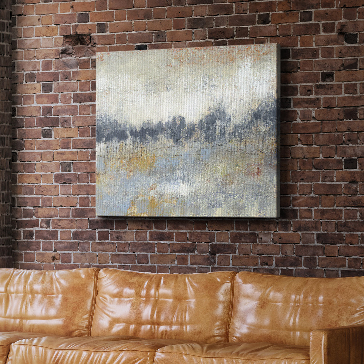 Cool Grey Horizon II - Canvas Art Print