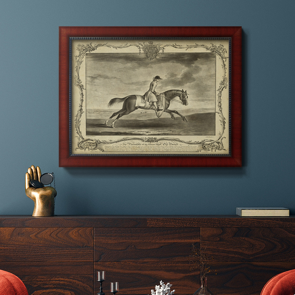 Distinguished Horses I Premium Framed Canvas- Ready to Hang