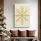 Tinsel-Gold Nativity Green - Canvas Art Print